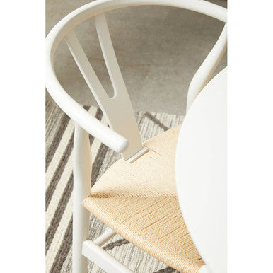 Wishbone Antique White Chair | Lyon