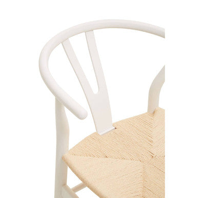Wishbone Antique White Chair | Lyon