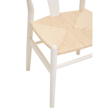 Wishbone Antique White Chair | Lyon