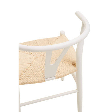 Wishbone Antique White Chair | Lyon