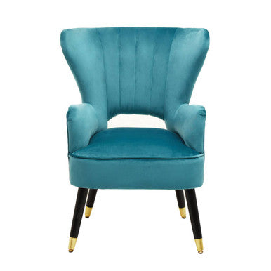 Green Velvet Armchair | Sloan