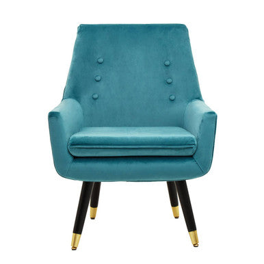 Green Velvet Armchair | Sara