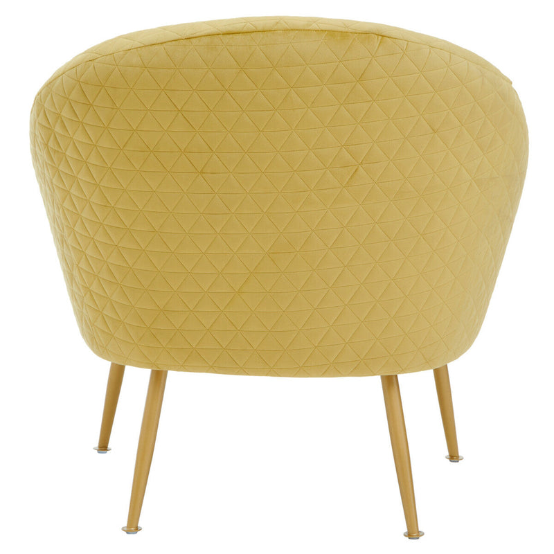 Gold Velvet Occasional Chair | Tania
