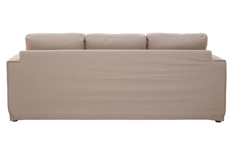3 Seater Grey Fabric Sofa | Menton