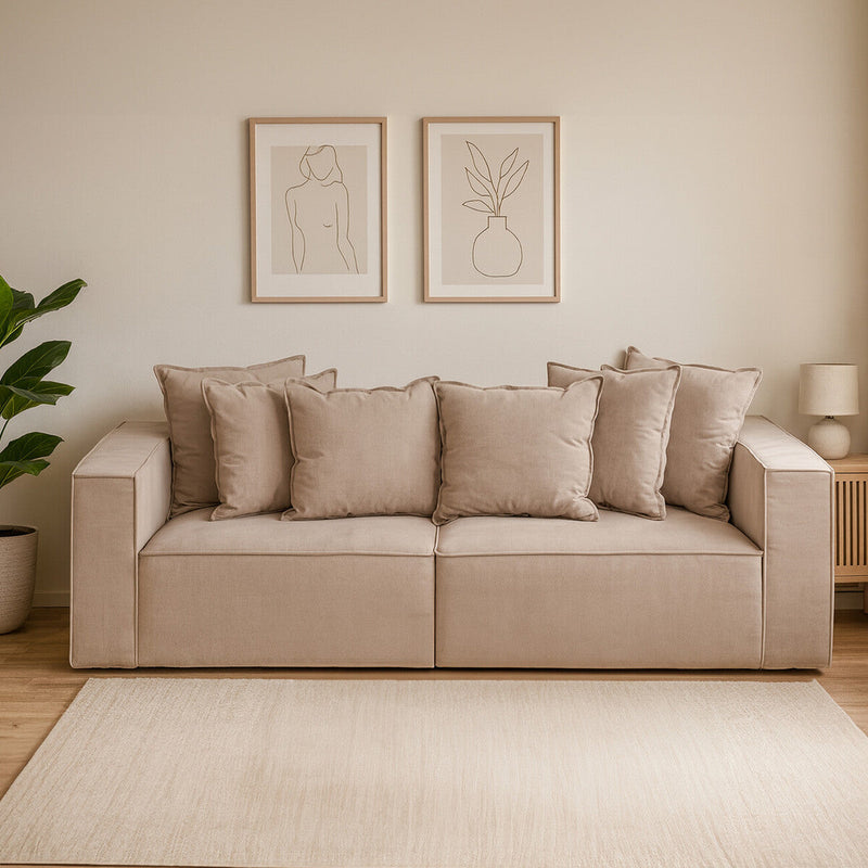 3 Seater Grey Sofa | Marseille