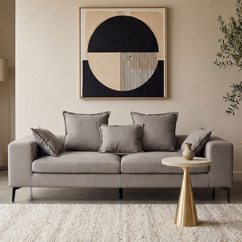 3 Seater Grey Sofa | Avignon