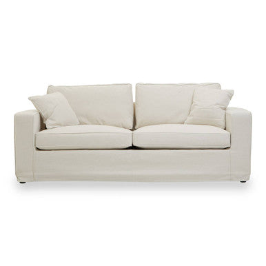 3 Seater Cream Fabric Sofa | Valensole