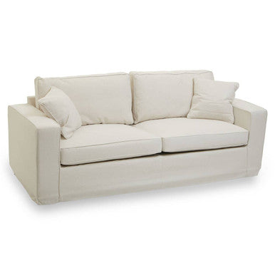 3 Seater Cream Fabric Sofa | Valensole