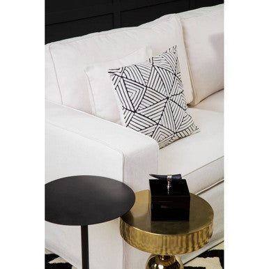 3 Seater Cream Fabric Sofa | Valensole