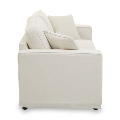 2 Seater Cream Fabric Sofa | Valensole