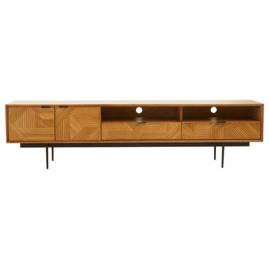 Natural Finish Media Unit | Jakara