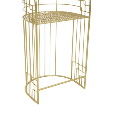 Gold Finish Bar Chair | Rabia