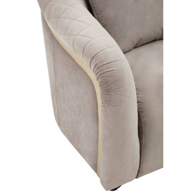 Grey Velvet Chair | Fifi