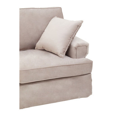 2 Seater Mink Velvet Sofa | Ralph