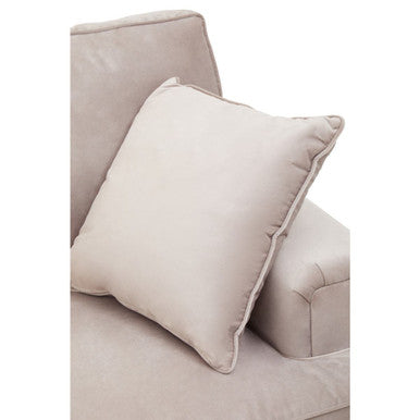 2 Seater Mink Velvet Sofa | Ralph