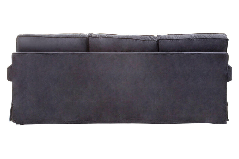 3 Seater Black Velvet Sofa | Ralph
