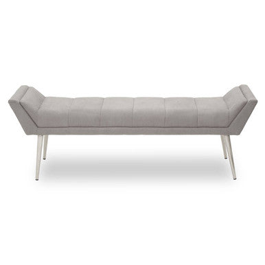Grey Bench with Angular Base | Gilden