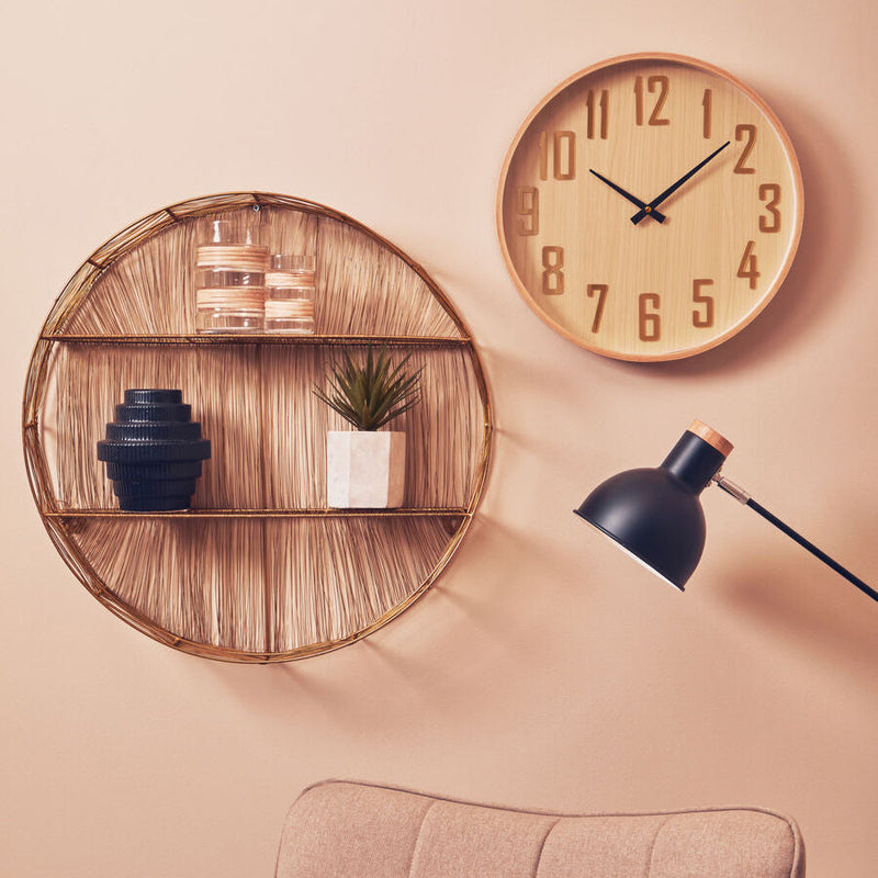 Gold Wire Round Wall Shelf | Enzo