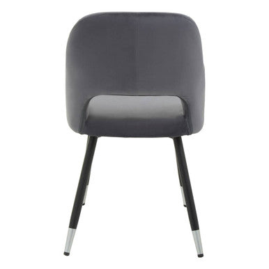 Grey Velvet Dining Chair | Warren