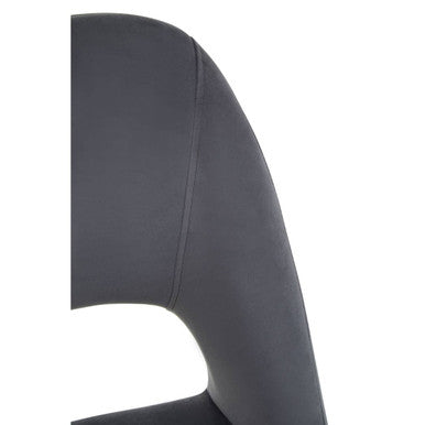 Grey Velvet Dining Chair | Warren