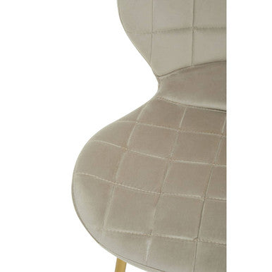 Mink Velvet Dining Chair | Warton