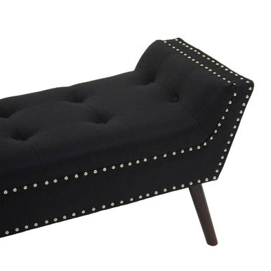 Black Fabric Bench | Alea