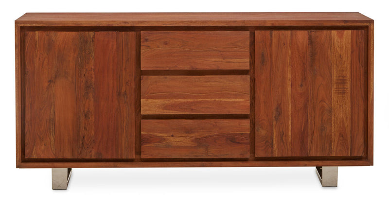 Acacia Wood 2 Doors and 3 Drawers Sideboard | Simla