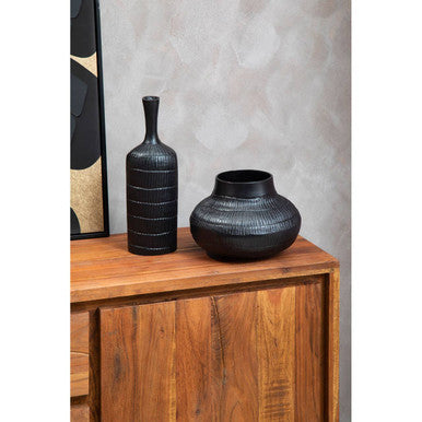 Acacia Wood 2 Doors and 3 Drawers Sideboard | Simla