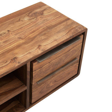 One Door Sheesham and Acacia Wood Media Unit | Surati