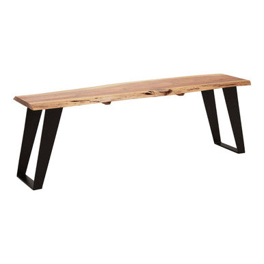 Acacia Wood with Live Edge Bench | Surax