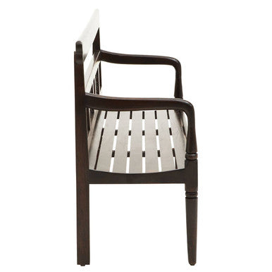 Dark Sheesham Wood Bench | Srina