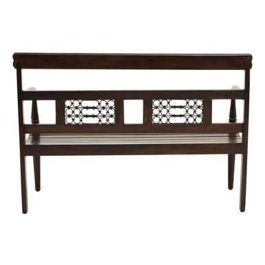 Dark Sheesham Wood Bench | Srina