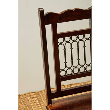 Dark Sheesham Wood Dining Chair | Srina