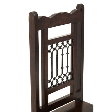 Dark Sheesham Wood Dining Chair | Srina