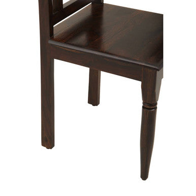 Dark Sheesham Wood Dining Chair | Srina