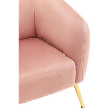 Pink Velvet Armchair | Yasmeen