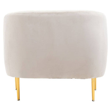 Silver Grey Velvet Armchair | Yasmeen