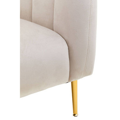 Silver Grey Velvet Armchair | Yasmeen