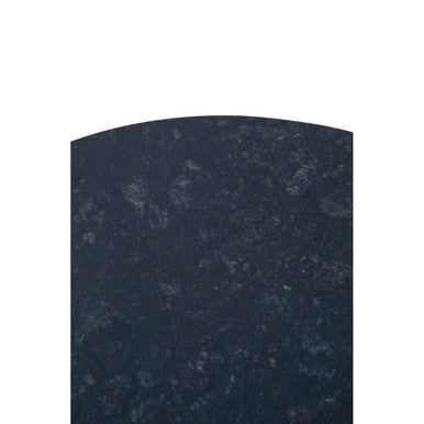 Black Marble Top 3 Tier Round Side Table with Slim Iron Frame | Templar