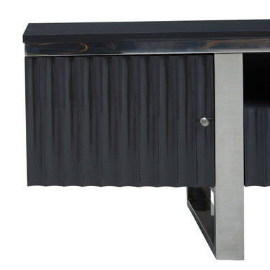 Grey Gloss Finish Media Unit | Genoa