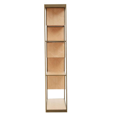 Brushed Brass Multi Tier Shelving Unit | Grenoble