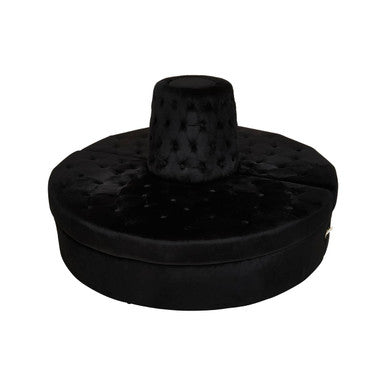 Black Velvet Modular Round Sofa | Hartford
