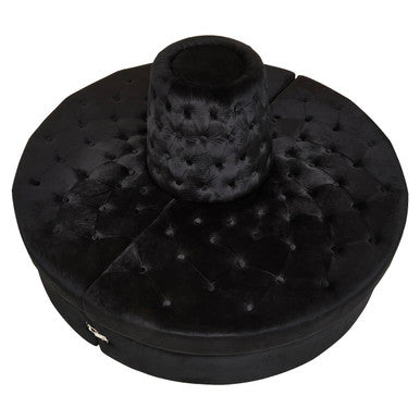 Black Velvet Modular Round Sofa | Hartford