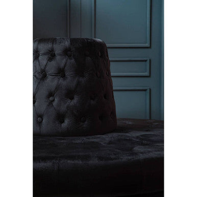 Black Velvet Modular Round Sofa | Hartford