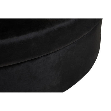 Black Velvet Modular Round Sofa | Hartford