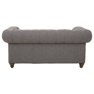 2 Seater Grey Linen Sofa | Stella