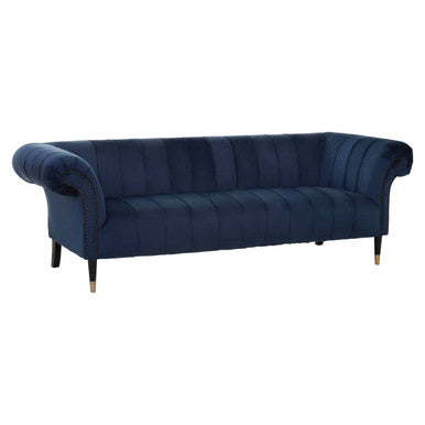 3 Seater Midnight Velvet Sofa | Siena