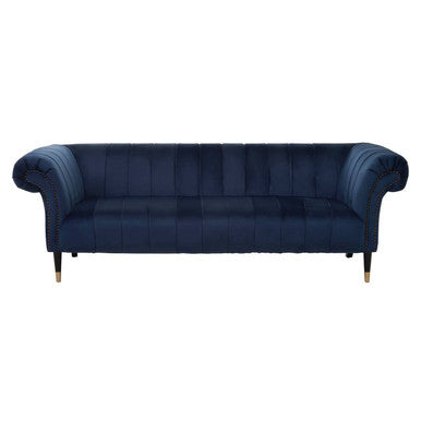 3 Seater Midnight Velvet Sofa | Siena