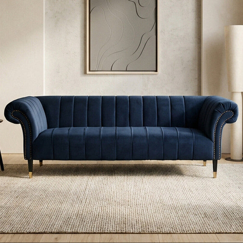 3 Seater Midnight Velvet Sofa | Siena