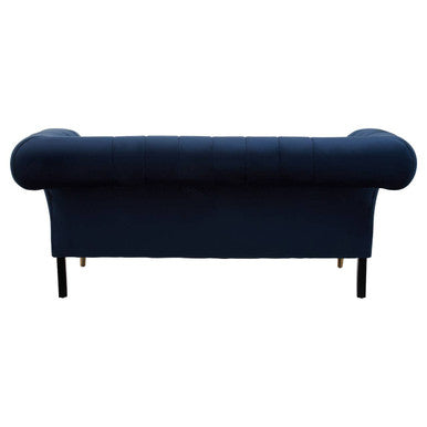 2 Seater Midnight Blue Velvet Sofa | Siena